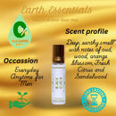 Black Oud Strong Masculine Non Alcoholic Attar for men 8 ml