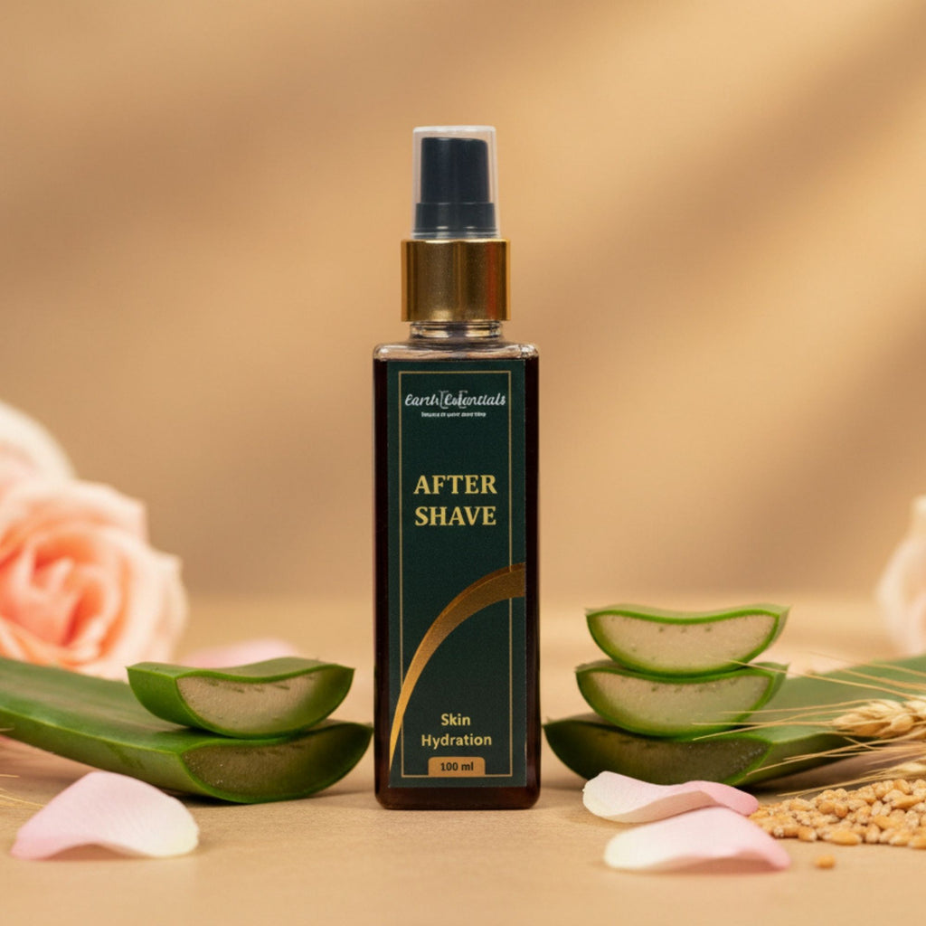 After Shave with Wheat Protean Plus Aloe Vera and Natural Botanical Extracts Soothes Moisturizes || Pure Grain Alcohol skin Hydration 100 ml