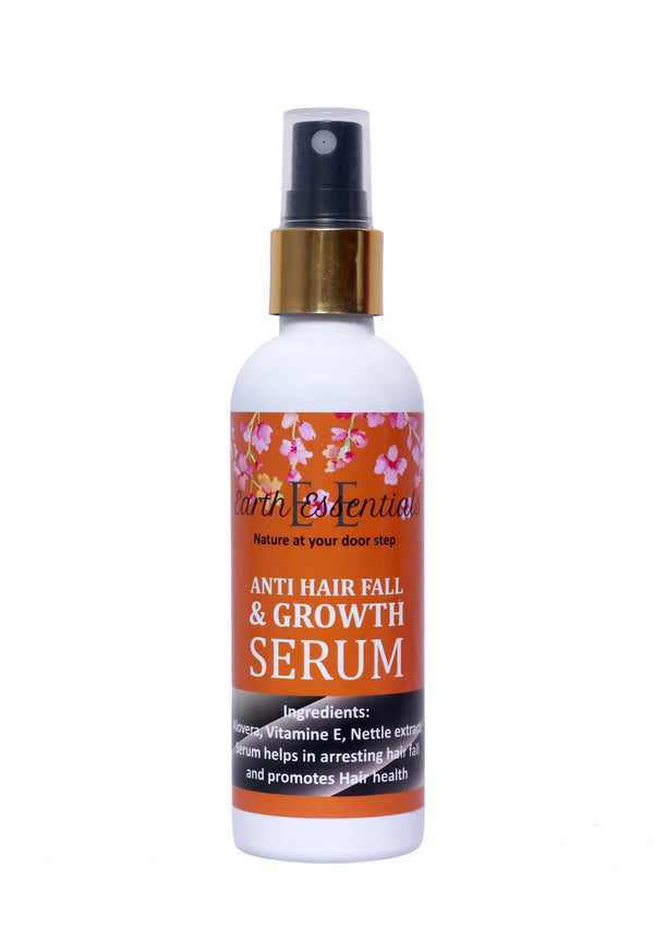 Earth Essentials Anti Hair Fall Serum Serum for Hair Growth - Hair Thickening and Strengthening Products for Men and Women - With Natural Oil - Treatment Tonic for Hair Loss and Thinning