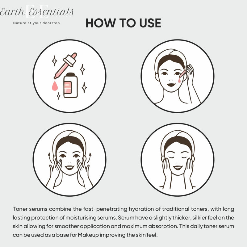 Earth Essentials Every Day Toner Hydrating Serum/ Hyaluronic acid)