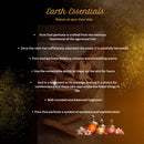 Promotional image for Earth Essentials Pure Oud perfume with text and product display.