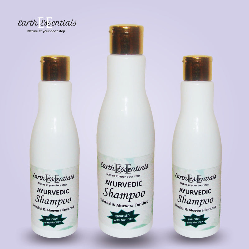 Earth Essentials Aurvedic Shampoo with moranga 